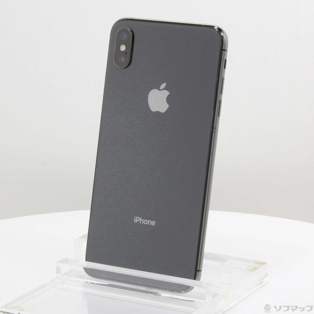 (中古)Apple iPhoneXS Max 256GB スペースグレイ MT6U2J/A SIMフリー(377-ud)