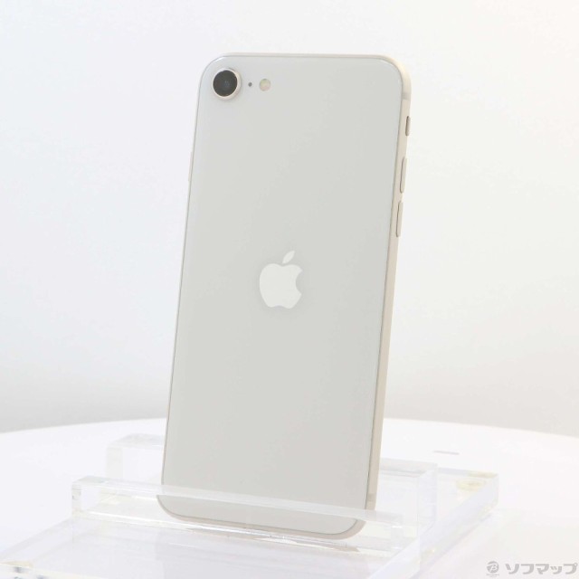 (中古)Apple iPhone SE 第3世代 128GB スターライト MMYG3J/A SIMフリー(262-ud)