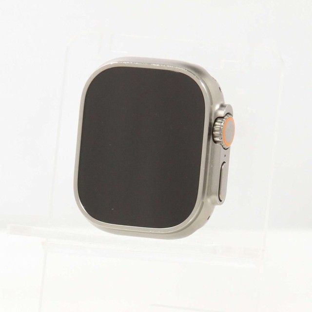 (中古)Apple Apple Watch Ultra GPS + Cellular 49mm チタニウムケース バンド無し(258-ud)