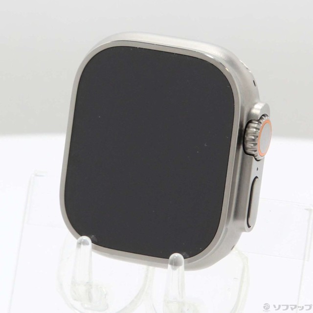 (中古)Apple Apple Watch Ultra GPS + Cellular 49mm チタニウムケース バンド無し(377-ud)