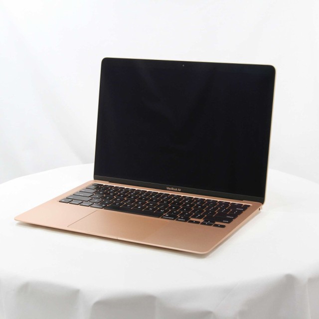 (中古)Apple MacBook Air 13.3-inch Late 2020 MGND3J/A Apple M1 8コアCPU_7コアGPU 16GB SSD256GB ゴールド (12.6 Monterey)(377-ud)