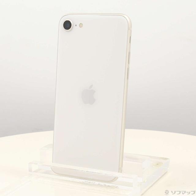 中古)Apple iPhone SE 第3世代 64GB スターライト MMYD3J/A SIMフリー
