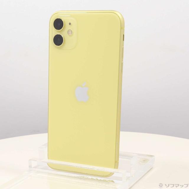 (中古)Apple iPhone11 64GB イエロー MWLW2J/A SIMフリー(368-ud)の通販は