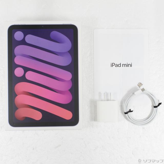 (中古)Apple iPad mini 第6世代 256GB パープル MK7X3J/A Wi-Fi(305-ud)の通販は