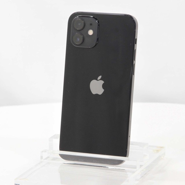 (中古)Apple iPhone12 128GB ブラック MGHU3J/A SIMフリー(371-ud)