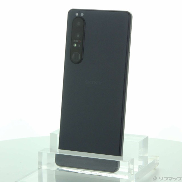 (中古)SONY Xperia 1 III 256GB フロストパープル SOG03 auロック解除SIMフリー(295-ud)