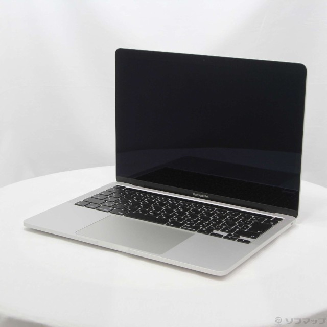 (中古)Apple MacBook Pro 13.3-inch Late 2020 MYDC2J/A Apple M1 8コアCPU_8コアGPU 8GB SSD512GB シルバー (12.6 Monterey)(196-ud)