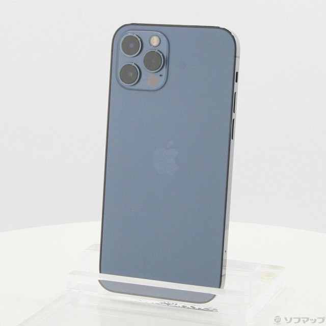 (中古)Apple iPhone12 Pro 256GB パシフィックブルー MGMD3J/A SIMフリー(368-ud)