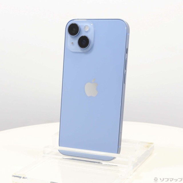 (中古)Apple iPhone14 128GB ブルー MPVJ3J/A SIMフリー(196-ud)