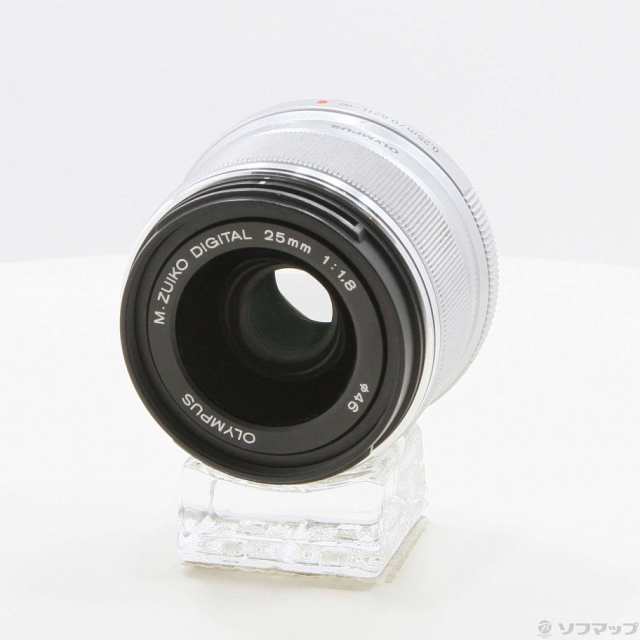 (中古)OLYMPUS M.ZUIKO DIGITAL 25mm F1.8 (レンズ/シルバー) (μ4/3)(262-ud)