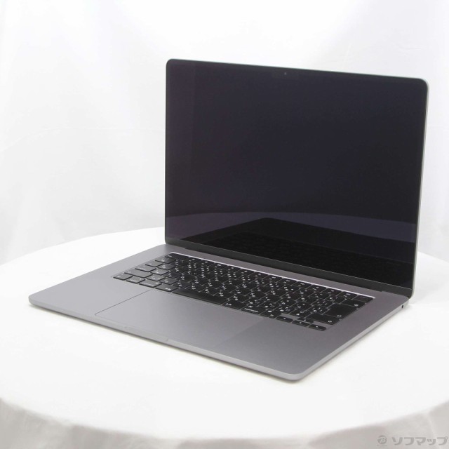 (中古)MacBook Air 15.3-inch Mid 2023 MQKP3J/A M2 8コアCPU_10コアGPU 8GB SSD256GB スペースグレイ (14.5 Sonoma)(368-ud)