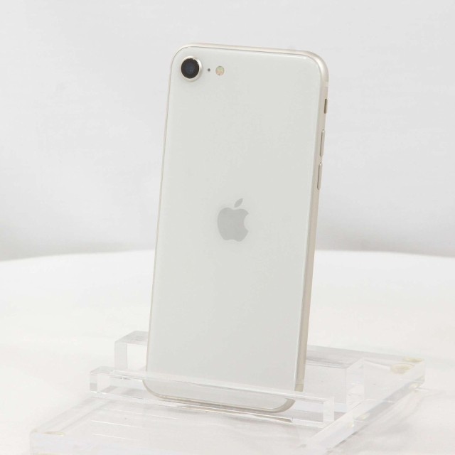 (中古)Apple iPhone SE 第3世代 128GB スターライト MMYG3J/A SIMフリー(262-ud)