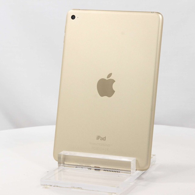 (中古)Apple iPad mini 4 128GB ゴールド MK9Q2J/A Wi-Fi(377-ud)