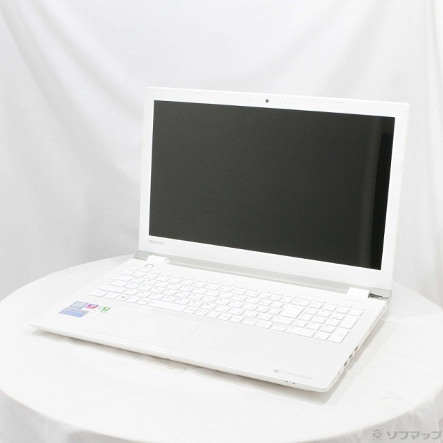 (中古)TOSHIBA 格安安心パソコン dynabook EX/56DW PTE5DWP-RJA リュクスホワイト (Windows 10)(297-ud)