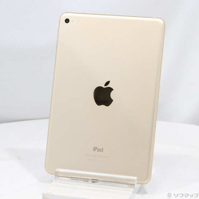 (中古)Apple iPad mini 4 128GB ゴールド MK9Q2J/A Wi-Fi(377-ud)