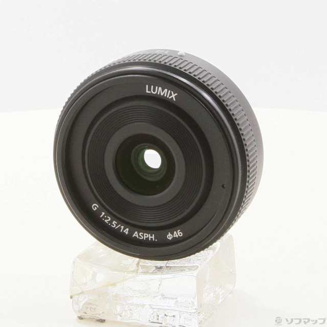 (中古)Panasonic LUMIX G 14mm/F2.5 II ASPH (H-H014A-K) ブラック(262-ud)