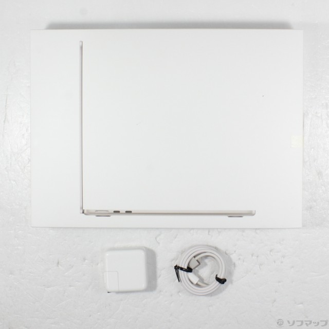 (中古)Apple MacBook Air 13.6-inch Mid 2022 MLY13J/A Apple M2 8コアCPU_8コアGPU 8GB SSD256GB スターライト (12.6 Monterey)(381-ud)