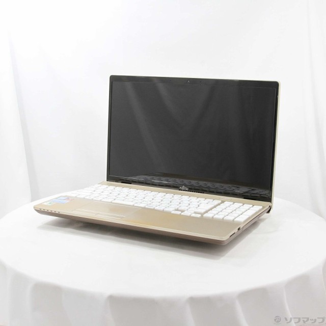 (中古)FUJITSU 格安安心パソコン LIFEBOOK AH45/B3 FMVA45B3G シャンパンゴールド (Windows 10)(348-ud)