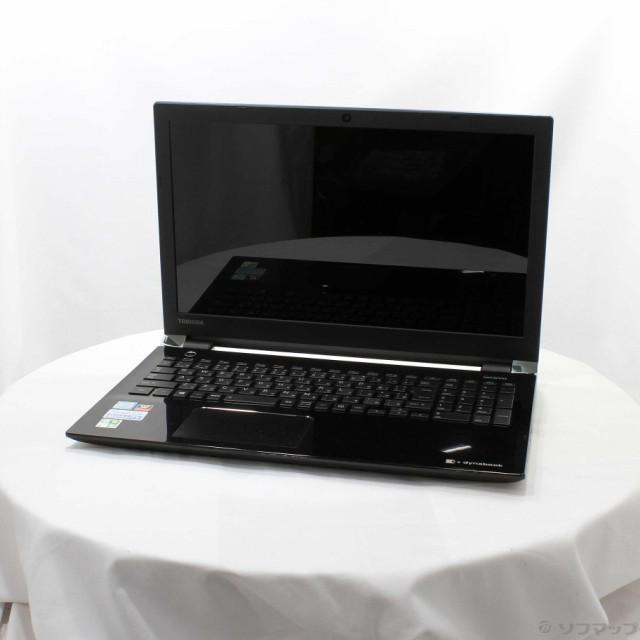 (中古)TOSHIBA 格安安心パソコン dynabook T55/ABD PT55ABX-BJAD2 プレシャスブラック (Windows 10)(377-ud)