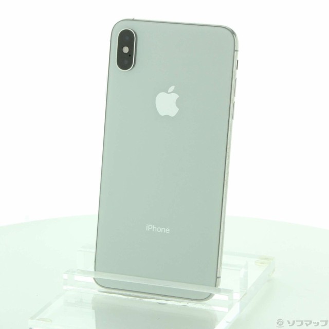 中古)Apple iPhoneXS Max 256GB シルバー MT6V2J/A SIMフリー(352-ud) 携帯電話本体