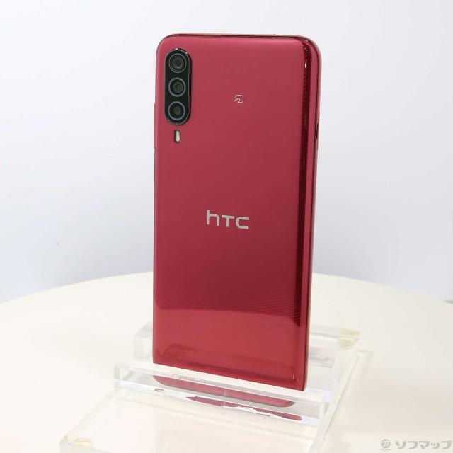 (中古)htc HTC Desire 22 pro 128GB サルサ・レッド 99HATD003-00 SIMフリー(377-ud)の通販は携帯電話本体