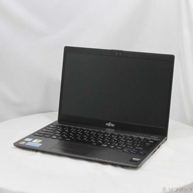 (中古)FUJITSU 格安安心パソコン LIFEBOOK UH90/B1 FMVU90B1B ピクトブラック (Windows 10)(377-ud)