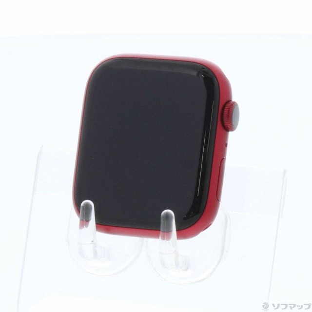 (中古)Apple Apple Watch Series 7 GPS 45mm (PRODUCT)REDアルミニウムケース バンド無し(377-ud)