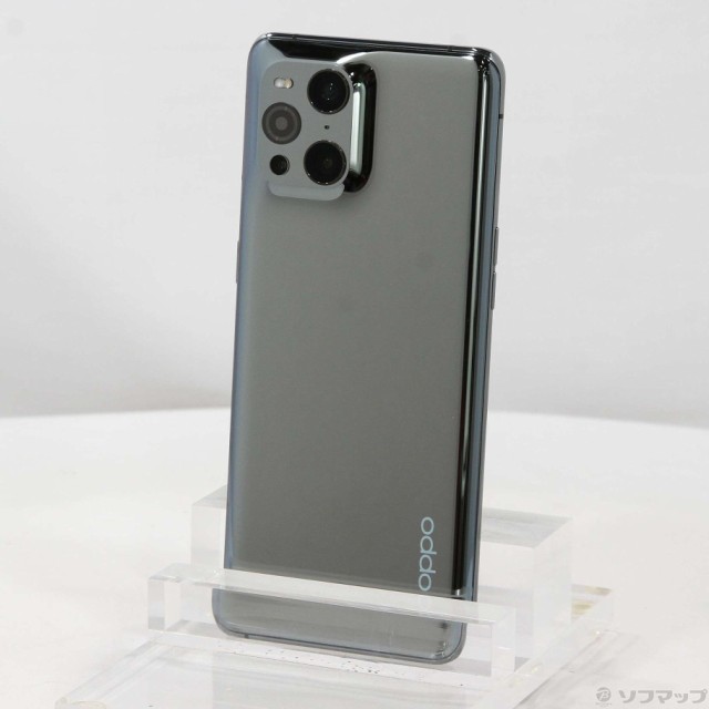 (中古)OPPO OPPO Find X3 Pro 256GB グロスブラック CPH2173 SIMフリー(377-ud)