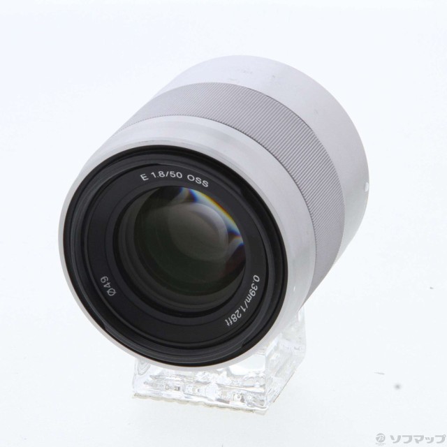 (中古)SONY E 50mm F1.8 OSS SEL50F18 Eレンズ/シルバー(297-ud)