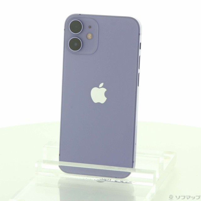 (中古)Apple iPhone12 mini 64GB パープル 3J247J/A SIMフリー(349-ud)