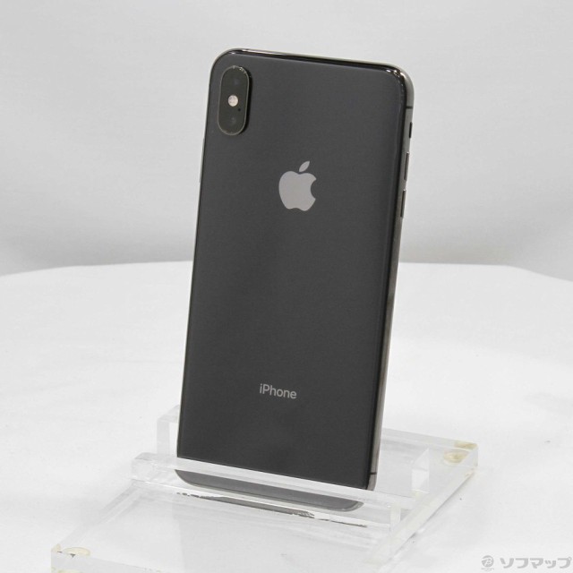 (中古)Apple iPhoneXS Max 256GB スペースグレイ MT6U2J/A SIMフリー(377-ud)