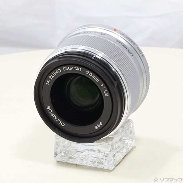 (中古)OLYMPUS M.ZUIKO DIGITAL 25mm F1.8 (レンズ/シルバー) (μ4/3)(262-ud)