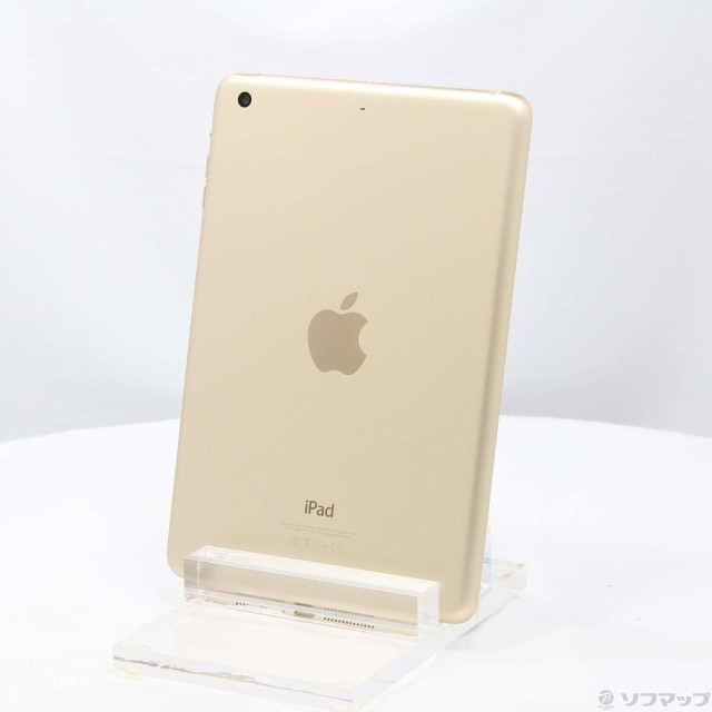 (中古)Apple iPad mini 3 128GB ゴールド MGYK2J/A Wi-Fi(349-ud)