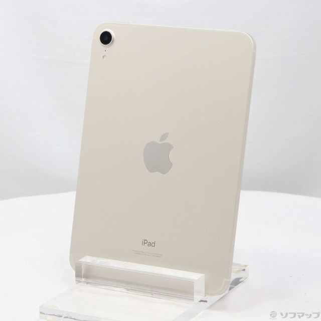 中古)Apple iPad mini 第6世代 64GB スターライト MK8C3J/A SIMフリー(371-ud) 中古タブレットPC本体