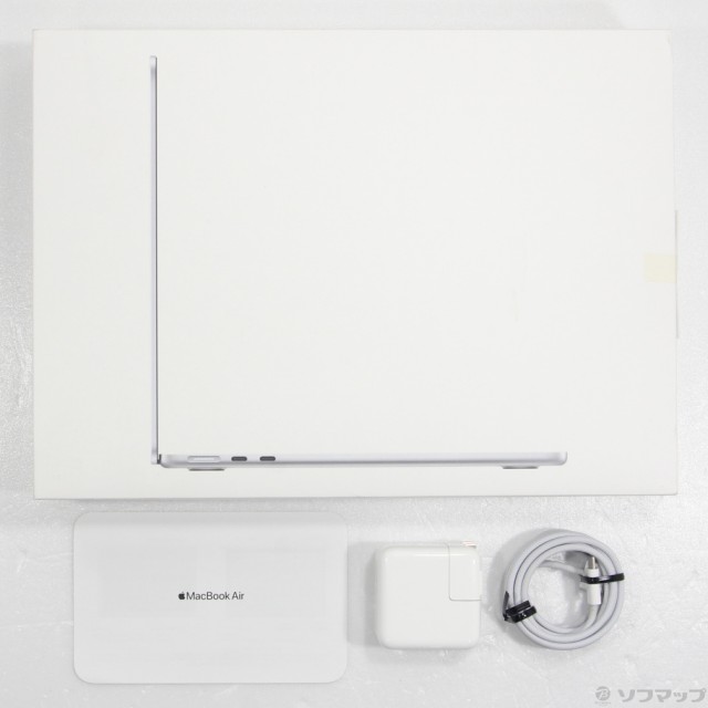 (中古)Apple MacBook Air 13.6-inch Mid 2022 MLXY3J/A Apple M2 8コアCPU_8コアGPU 8GB SSD256GB シルバー (12.6 Monterey)(258-ud)