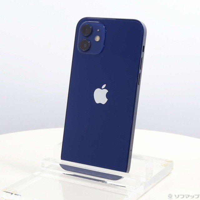 (中古)Apple iPhone12 128GB ブルー MGHX3J/A SIMフリー(196-ud)