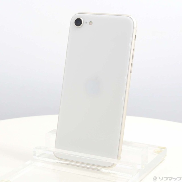 (中古)Apple iPhone SE 第3世代 128GB スターライト MMYG3J/A SIMフリー(348-ud)