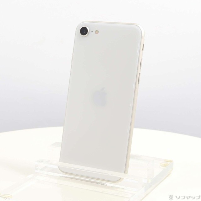 (中古)Apple iPhone SE 第3世代 128GB スターライト MMYG3J/A SIMフリー(348-ud)