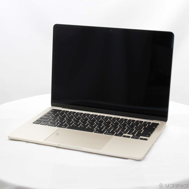 (中古)Apple MacBook Air 13.6-inch Mid 2022 MLY13J/A Apple M2 8コアCPU_8コアGPU 8GB SSD256GB スターライト (12.6 Monterey)(269-ud)