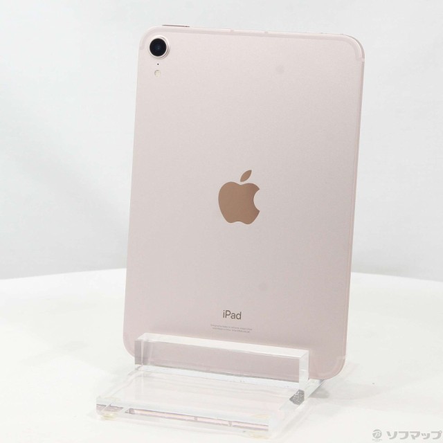 (中古)Apple iPad mini 第6世代 64GB ピンク MLX43J/A SIMフリー(377-ud)