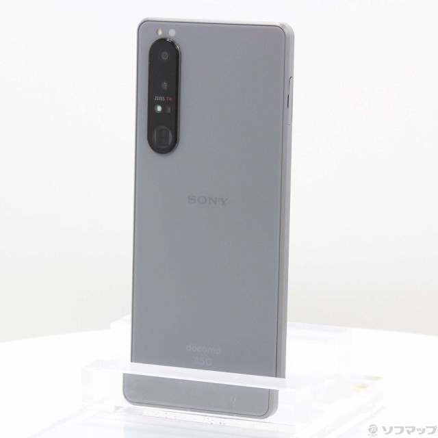 (中古)SONY Xperia 1 III 256GB フロストグレー SO-51B docomoロック解除SIMフリー(377-ud)