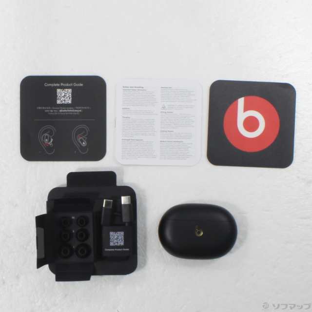 (中古)(展示品) Beats Studio Buds+ MQLH3PA/A ブラック/ゴールド(297-ud)