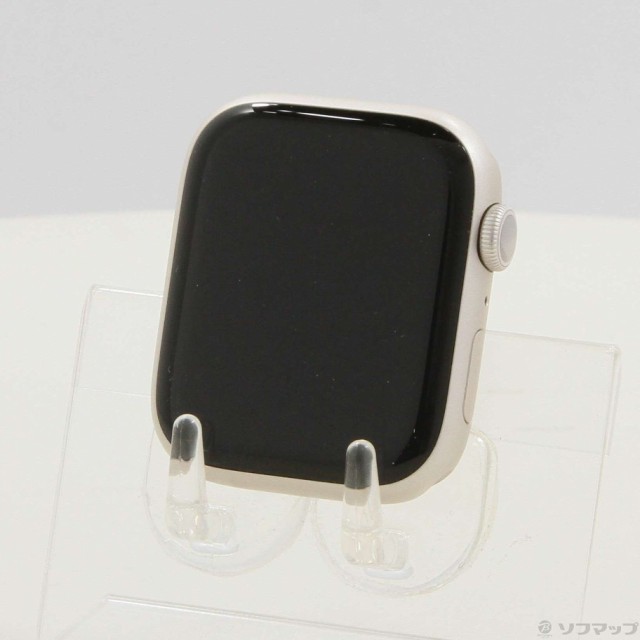 (中古)Apple Apple Watch Series 9 GPS 45mm スターライトアルミニウムケース バンド無し(377-ud)