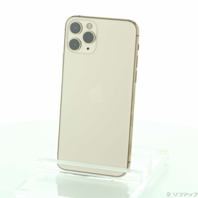 (中古)Apple iPhone11 Pro 64GB ゴールド MWC52J/A SIMフリー(198-ud)