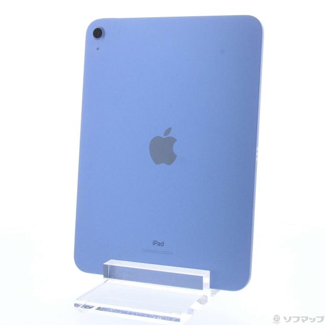 【カカ】iPad(第10世代)ブルー ほぼ新品 iPad Wi-Fi + Cellular 64GB - ブルー（第10世代）[整備済製品