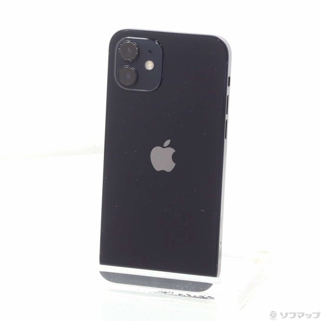 (中古)Apple iPhone12 128GB ブラック MGHU3J/A SIMフリー(269-ud)