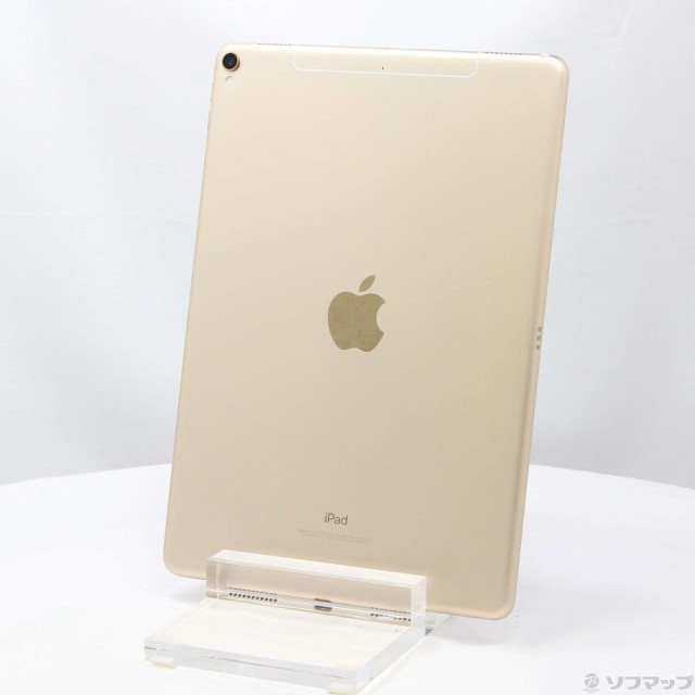 (中古)Apple iPad Pro 10.5インチ 256GB ゴールド MPHJ2J/A auロック解除SIMフリー(262-ud)