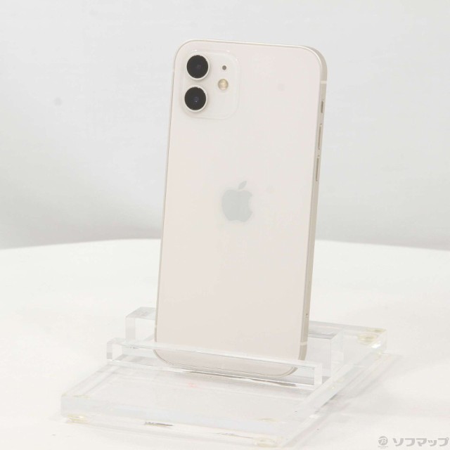 (中古)Apple iPhone12 128GB ホワイト MGHV3J/A SIMフリー(368-ud)