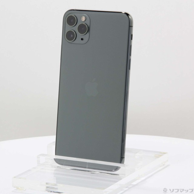 Apple iPhone11 Pro Max 256GB ミッドナイトグリーン NWHM2J/A SIMフリー(377-ud) 携帯電話本体