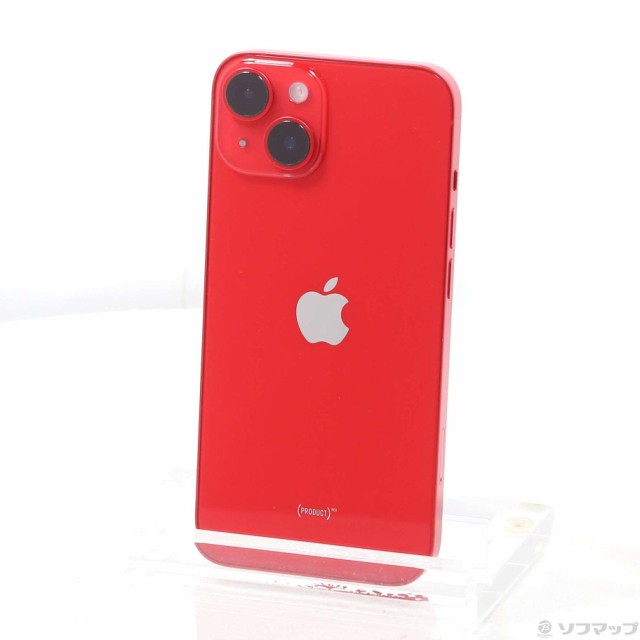 (中古)Apple iPhone14 128GB プロダクトレッド MPV93J/A SIMフリー(377-ud)